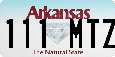 AR license plate 111MTZ