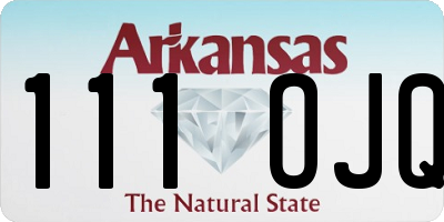 AR license plate 111OJQ