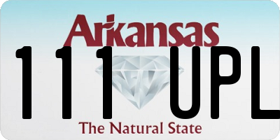 AR license plate 111UPL