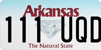 AR license plate 111UQD