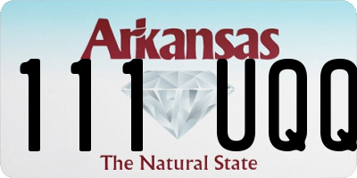 AR license plate 111UQQ