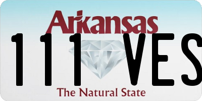 AR license plate 111VES
