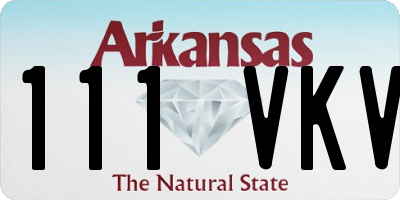 AR license plate 111VKV