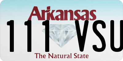 AR license plate 111VSU