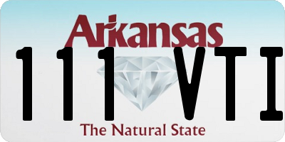 AR license plate 111VTI