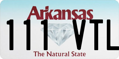 AR license plate 111VTL