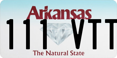 AR license plate 111VTT