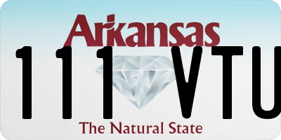 AR license plate 111VTU
