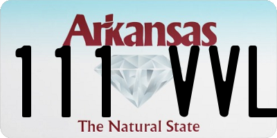 AR license plate 111VVL