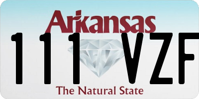 AR license plate 111VZF