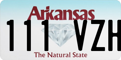 AR license plate 111VZH