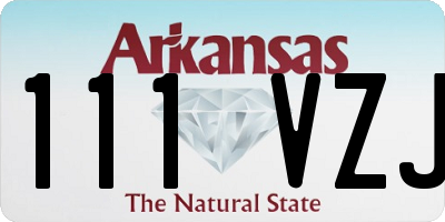 AR license plate 111VZJ