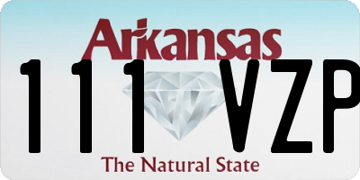 AR license plate 111VZP