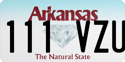 AR license plate 111VZU