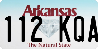 AR license plate 112KQA