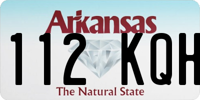 AR license plate 112KQH
