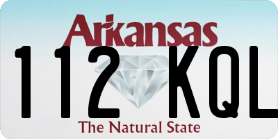 AR license plate 112KQL