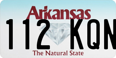 AR license plate 112KQN