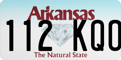AR license plate 112KQO