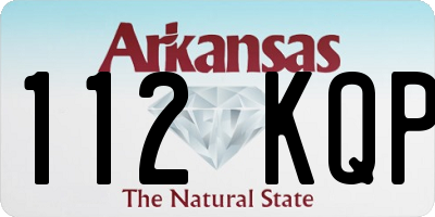 AR license plate 112KQP