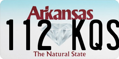AR license plate 112KQS