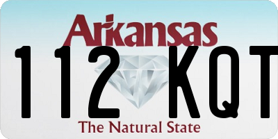 AR license plate 112KQT