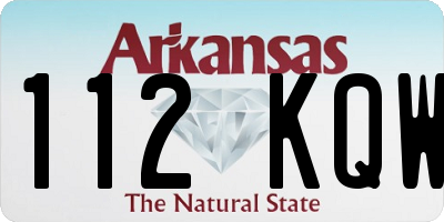 AR license plate 112KQW