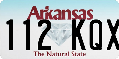 AR license plate 112KQX