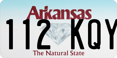 AR license plate 112KQY