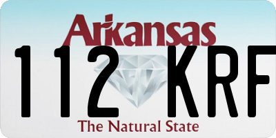 AR license plate 112KRF