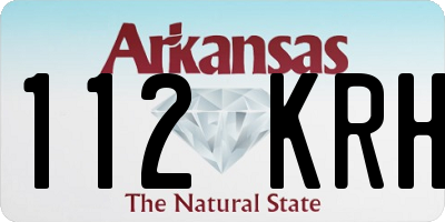 AR license plate 112KRH