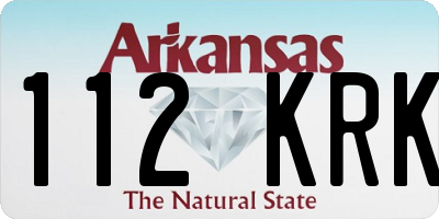 AR license plate 112KRK