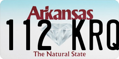 AR license plate 112KRQ