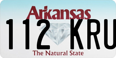 AR license plate 112KRU
