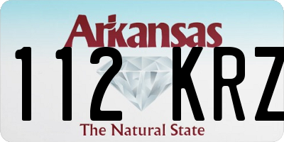 AR license plate 112KRZ