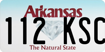 AR license plate 112KSC