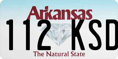 AR license plate 112KSD