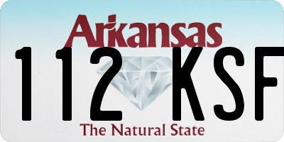 AR license plate 112KSF