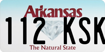 AR license plate 112KSK