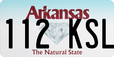 AR license plate 112KSL