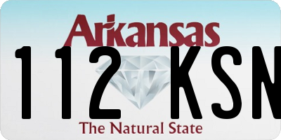 AR license plate 112KSN