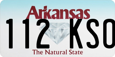 AR license plate 112KSO