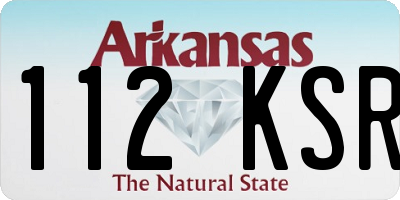 AR license plate 112KSR