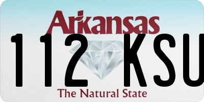 AR license plate 112KSU