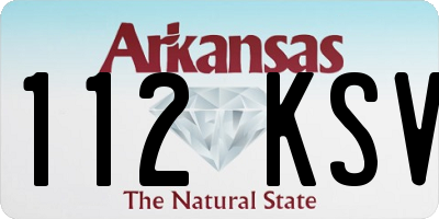 AR license plate 112KSV