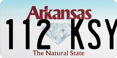AR license plate 112KSY