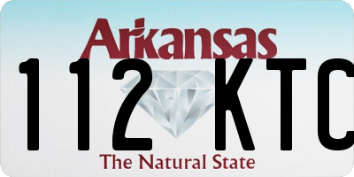 AR license plate 112KTC