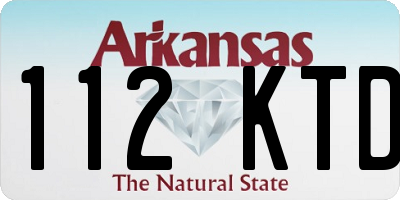 AR license plate 112KTD