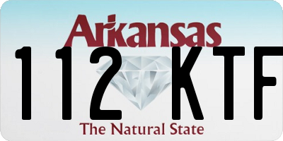 AR license plate 112KTF