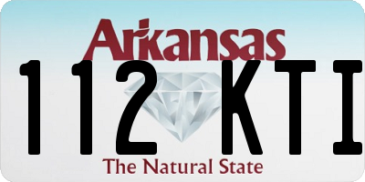 AR license plate 112KTI
